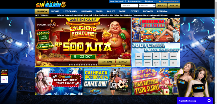 Situs Slot Anti Rungkad SNICASINO